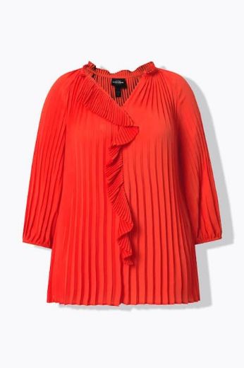 Plus size veliki brojevi Bluza elegantna rukavi 3/4 A kroja za punije
