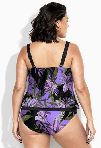 Plus size veliki brojevi Kupaći kostim Tankini mekanih košarica za punije