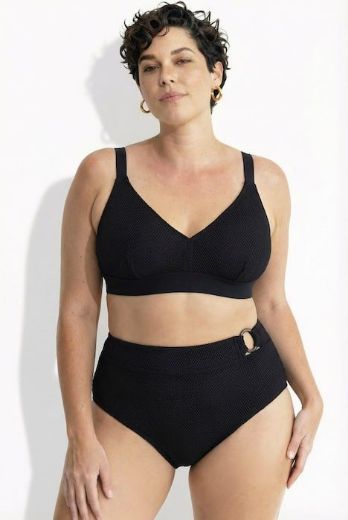 Plus size veliki brojevi Kupaći kostim dvodijelni mekanih košarica mrežasti detalji za punije