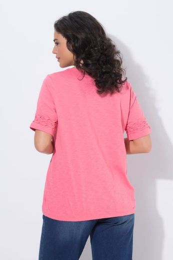 Plus size veliki brojevi Majica kratkih rukava A kroja V izreza za punije