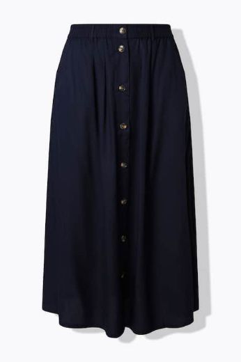 Plus size veliki brojevi Suknja maxi na kopčanje za punije