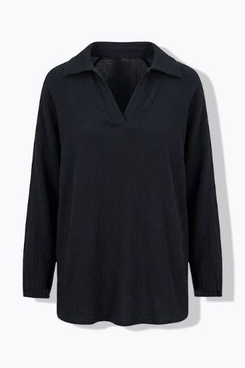 Plus size veliki brojevi Majica dugih rukava od muslina za punije