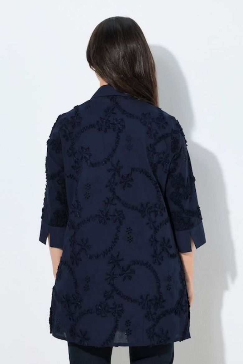 Plus size veliki brojevi Bluza 3/4 rukava dužeg kroja za punije