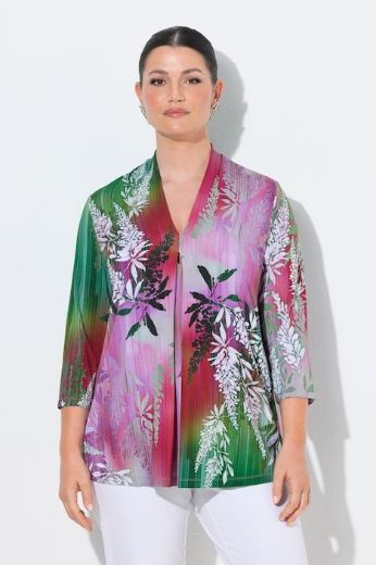 Plus size veliki brojevi Bluza 3/4 rukava A kroja za punije