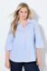 Veliki brojevi Bluza 3/4 rukava s kragnom moda za punije