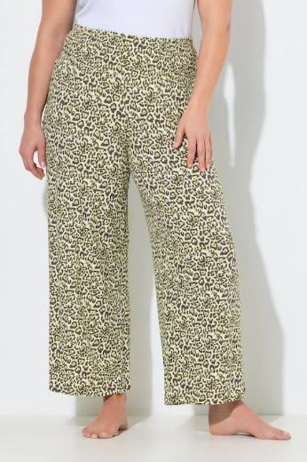 Plus size veliki brojevi Hlače širokih nogavica elastičnog struka za punije